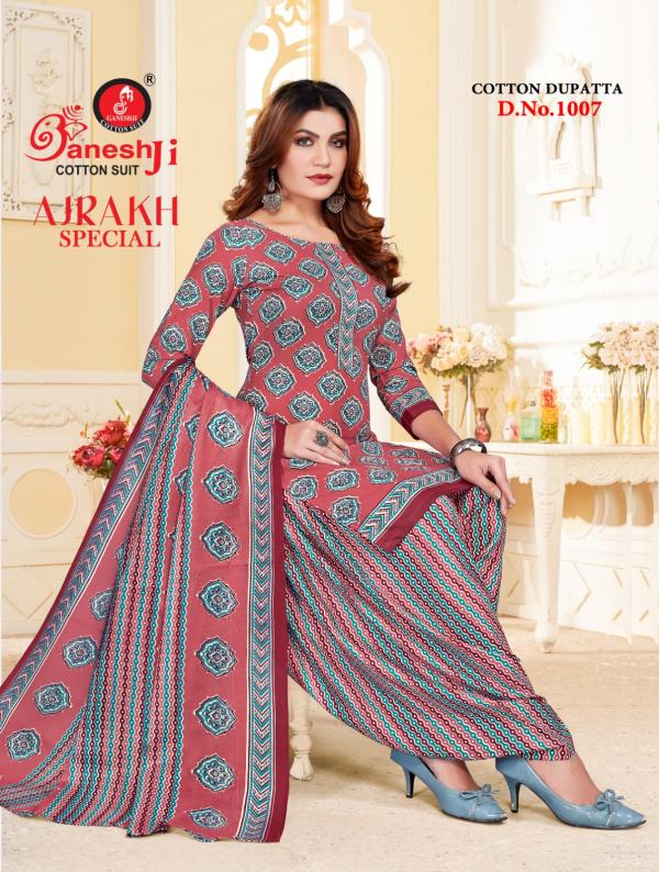 Ganeshji Ajrakh Special Vol-01 – Dress Material